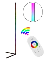APT ZD81 Rohová LED stojaca lampa RGB-W 20W 140cm čierna