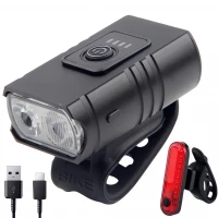 Pronett XJ4390 Sada LED osvětlení na kolo, 4T6, AKU 2 ks