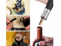 Verk 07092 Automatický elektrický otvírák na víno AA, černý