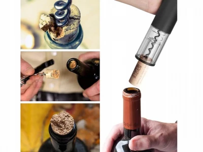 Verk 07092 Automatický elektrický otvírák na víno AA, černý