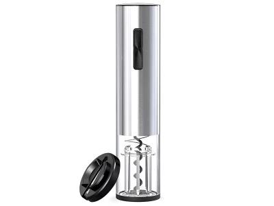 Verk 07090 Elektrický otvírák na víno USB, stříbrný