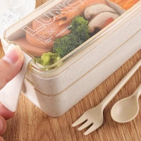 APT AG479I Svačinový box termo s příborem 750 ml béžový