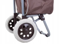 Verk 01745 Nákupní taška na kolečkách 30L hnědá