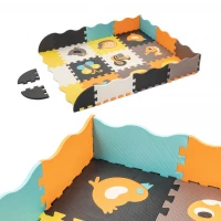 KIK KX5210 Pěnové puzzle 114 cm x 114 cm x 1 cm, 25 dílků