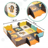 KIK KX5210 Pěnové puzzle 114 cm x 114 cm x 1 cm, 25 dílků
