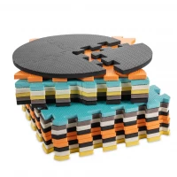 KIK KX5210 Pěnové puzzle 114 cm x 114 cm x 1 cm, 25 dílků