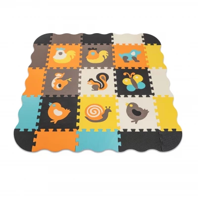 KIK KX5210 Pěnové puzzle 114 cm x 114 cm x 1 cm, 25 dílků