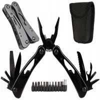 Verk 14384 Viacúčelový vreckový nôž MULTITOOL 20 v 1 čierny