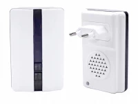 Verk 01701 Bezdrátový zvonek IP44, 1x příjmač , 1x ovladač, 150 m bílý