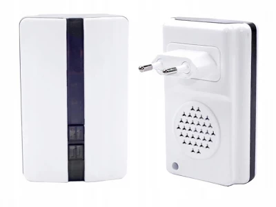 Verk 01701 Bezdrátový zvonek IP44, 1x příjmač , 1x ovladač, 150 m bílý