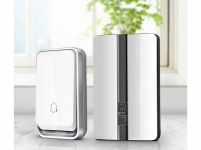 Verk 01701 Bezdrátový zvonek IP44, 1x příjmač , 1x ovladač, 150 m bílý