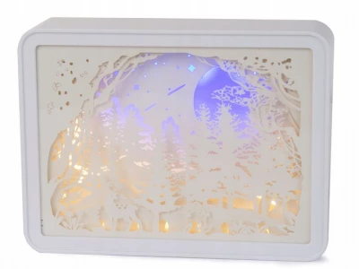 Verk 24186 LED tabule s podsvícením Happy Birthday s dálkovým ovládačem