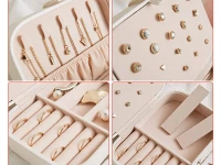 Verk 01782 Designová šperkovnice 16 x 12 x 5,5 cm bílá