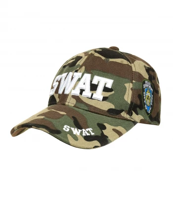 Versoli Kšiltovka Unisex s nášivkou SWAT maskáč