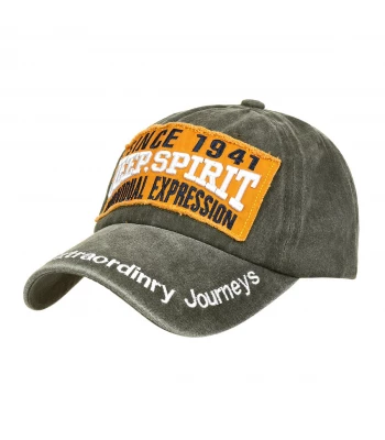 Versoli Kšiltovka Unisex s nášivkou JEEP SPIRIT khaki