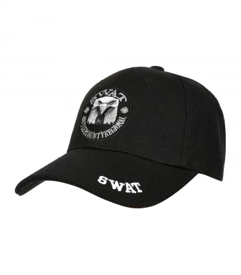 Versoli CZ61 Kšiltovka Unisex s nášivkou SWAT černá