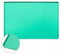 Nuxie Podložka pod psí misku protiskluzová 49 x 31 cm šedá