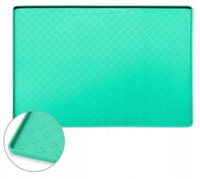Nuxie Podložka pod psí misku protiskluzová 49 x 31 cm šedá