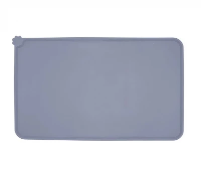 Nuxie Podložka pod psí misku protiskluzová 49 x 31 cm šedá