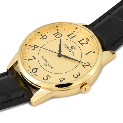 Perfect 229 Pánské hodinky zlaté