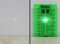 APT AG766 Terč pro zvýraznění laserového paprsku zelený