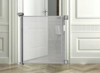 Ruhhy 19381 Svinovací bezpečnostní zábrana 160 x 85 cm šedá