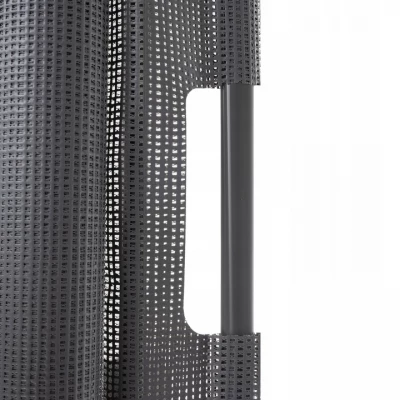 Ruhhy 19381 Svinovací bezpečnostní zábrana 160 x 85 cm šedá