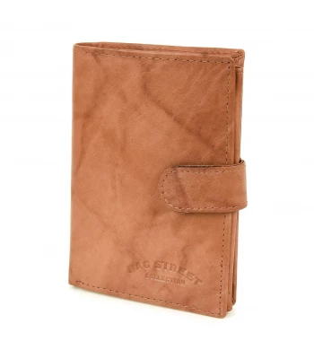 Bag Street Kožená peněženka Unisex camel