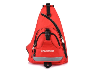 Bag Street 026 Sportovní batoh přes rameno červený
