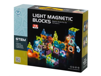 KIK KX5144 Kuličková magnetická dráha 75 dílů