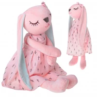 KIK Plyšák králík 52 cm růžový
