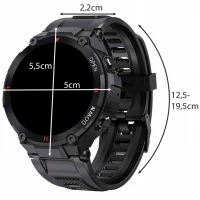 Izoxis 19160 Pánské chytré hodinky Smartwatch K27 černé