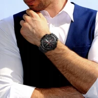 Izoxis 19160 Pánské chytré hodinky Smartwatch K27 černé