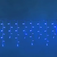 eCa Vánoční světelný závěs 300 LED modrý 15 m