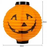Malatec 20162 Lampion Halloween svítící dýně LED 20 cm