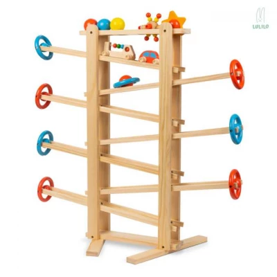 KIK KX5190 Dřevěná kuličková dráha XXL 70 cm
