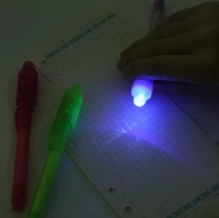 KIK Pero s neviditelným inkoustem růžové