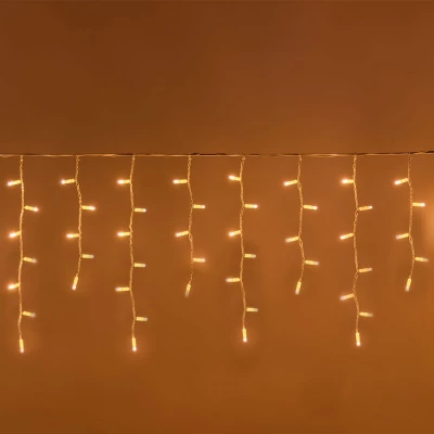 eCa Vianočný svetelný záves 300 LED teplá biela 15 m