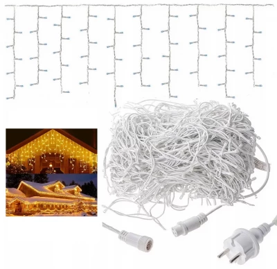 Foxter DAH300 Vánoční světelný závěs FLASH 300 LED, IP44, 30W teplá bílá 12 m