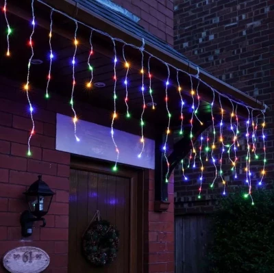 Foxter DAH500 Vianočný svetelný záves FLASH 500 LED, IP44, 30W multicolor 16 m