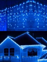 Foxter DAH500 Vianočný svetelný záves FLASH 500 LED, IP44, 30W modrá 16 m