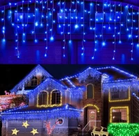 Foxter DAH500 Vianočný svetelný záves FLASH 500 LED, IP44, 30W modrá 16 m