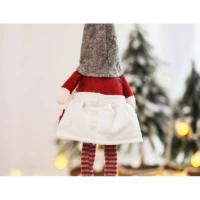 eCa KSN07 Vánoční dekorace Skřítek 32 cm červený