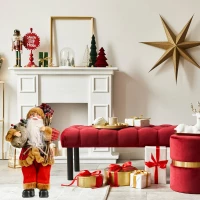 eCa KSN25 Vánoční dekorace Svatý Mikuláš 30 cm červený