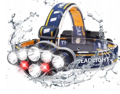 Genetic 1249 Čelovka LED Dioda 7 x LED CREE T6 7000 lm