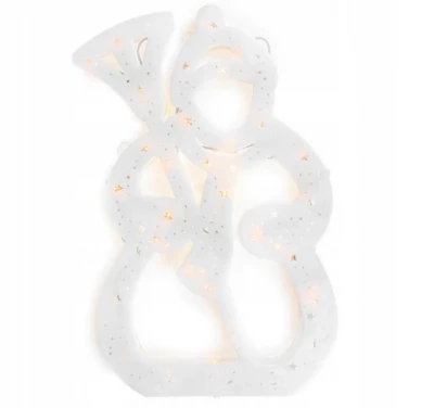 Foxter Svítící LED sněhulák XXL 42 cm teplá bílá 