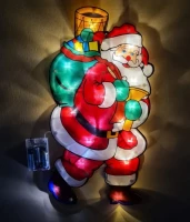 Foxter Svietiace LED Santa Claus 25 cm