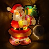 Foxter Svietiaci LED Santa Claus a snehuliak 25 cm