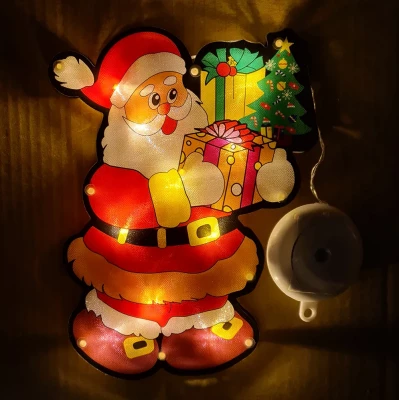 Foxter Svietiaci LED Santa Claus a snehuliak 25 cm