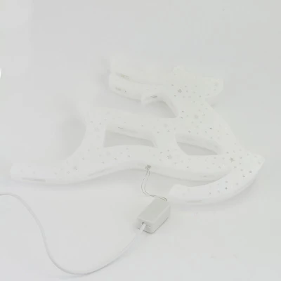 eCa Vianočné LED Sane so sobmi 20 x 30 cm, multicolor